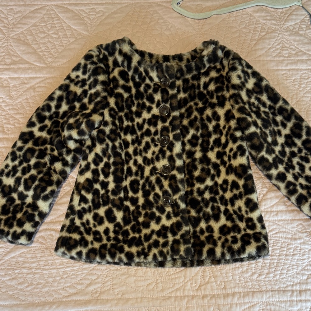 Old Navy Kids Leopard Print Jacket